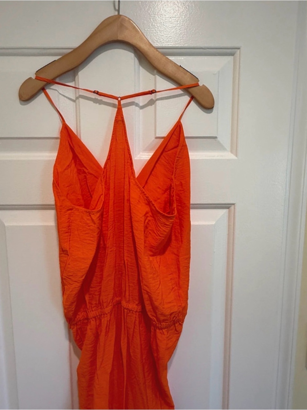 Young Fabulous & Broke Elegant Orange Twist-Front Maxi Dress🧡 - Picture 4 of 7